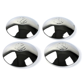 Volkswagen Beetle Bus Karmann Ghia Chrome Hub Cap Set 4*Pieces 113601151