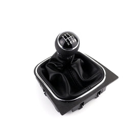 Volkswagen Jetta Eos Gear Shift Knob & Leather Boot 6 Speed 1K0711113CG