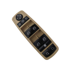 Load image into Gallery viewer, Mercedes-Benz W164 W251 X164 Window &amp; Mirror Switch Console Left Brown 2518300390