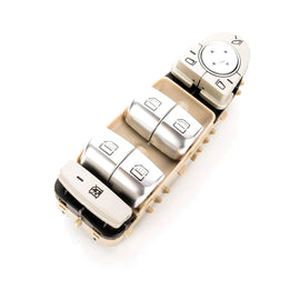 Mercedes-Benz W213 W222 Window & Mirror Switch Console Left White Light Beige 8T92 2229052004