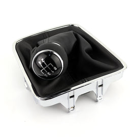 Volkswagen Tiguan Gear Shift Knob & Leather Boot 6 Speed 5N0711113