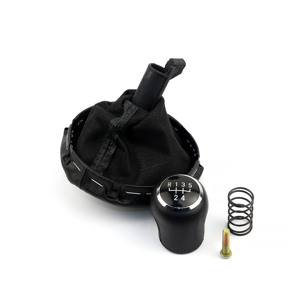 Volkswagen Transporter T5 Caravelle Multivan Gear Shift Knob & Leather Boot 5 Speed 7H0111113