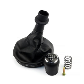 Volkswagen Transporter T5 Caravelle Multivan Gear Shift Knob & Leather Boot 5 Speed 7H0111113