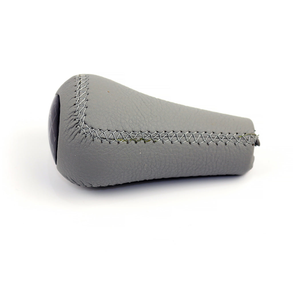 BMW E28 E30 E34 E36 E46 Leather Gear Shift Knob Manual 5 Speed Grey 25111434495