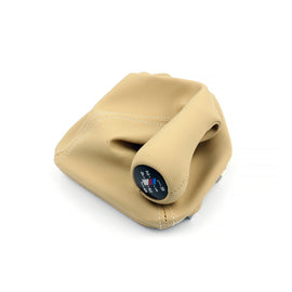 BMW E39 Gear Shift Knob & Leather Boot Manuel 5 Speed Beige 25111222692