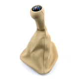BMW E39 Gear Shift Knob & Leather Boot Manuel 5 Speed Beige 25111222692