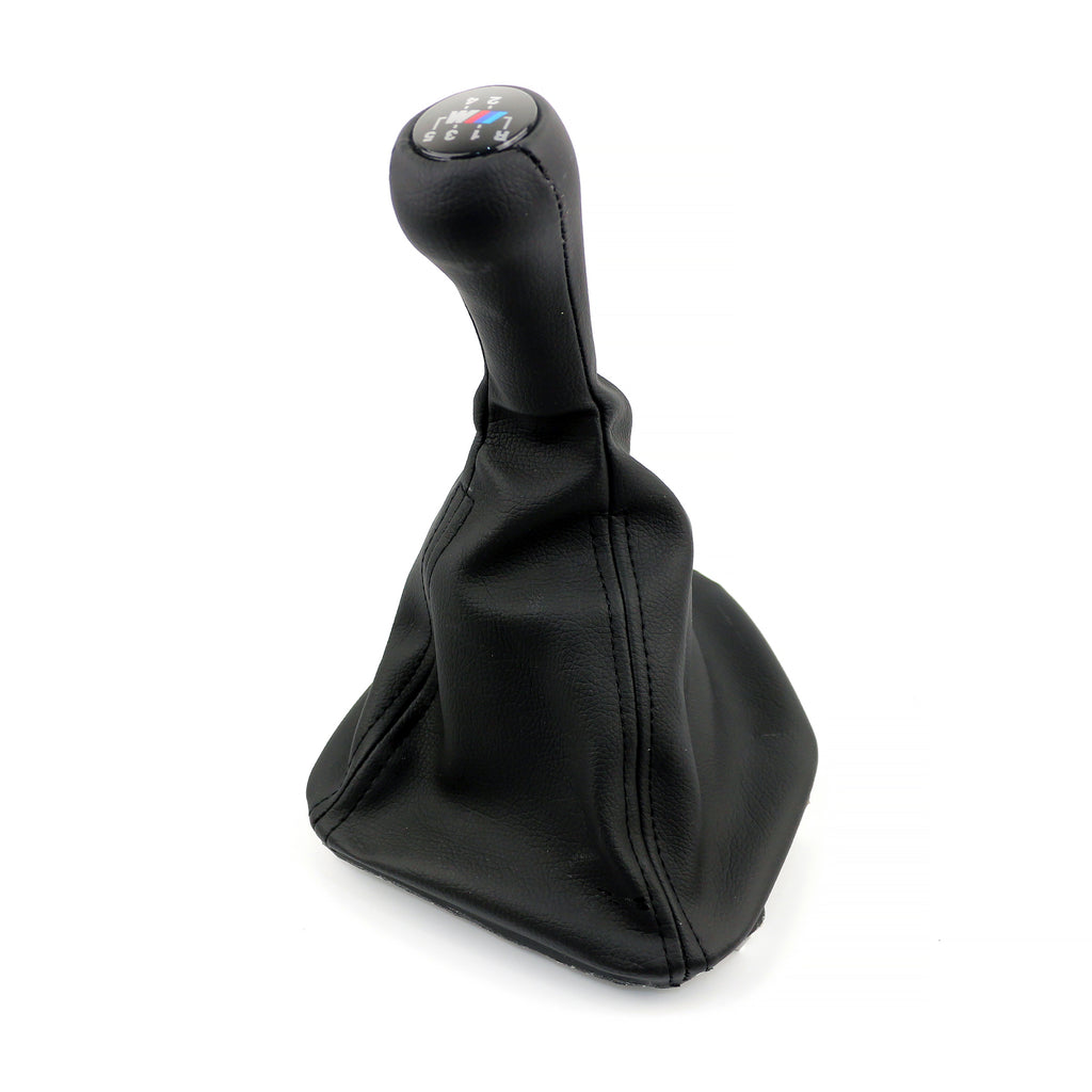 BMW E39 Gear Shift Knob & Leather Boot Manuel 5 Speed Black 25111222692
