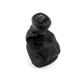 Mercedes-Benz W203 C Class Gearshift Knob & Leather Boot 6 Speed Amg Black Dotted