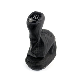Mercedes-Benz W203 C Class Gearshift Knob & Leather Boot 6 Speed Amg Black Dotted