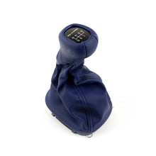 Load image into Gallery viewer, Mercedes-Benz W203 C Class Gearshift Knob &amp; Leather Boot 6 Speed Amg Blue