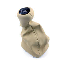 Mercedes-Benz W203 C Class Gearshift Knob & Leather Boot 6 Speed Avantgarde Beige