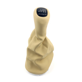 Mercedes-Benz W203 C Class Gearshift Knob & Leather Boot 6 Speed Avantgarde Beige