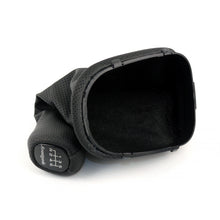 Load image into Gallery viewer, Mercedes-Benz W203 C Class Gearshift Knob &amp; Leather Boot 6 Speed Avantgarde Black Dotted