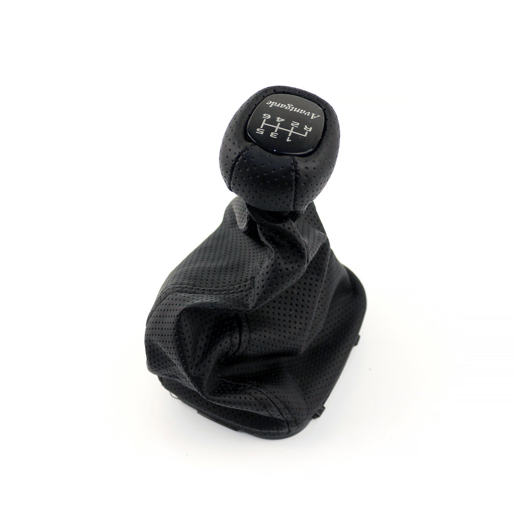 Mercedes-Benz W203 C Class Gearshift Knob & Leather Boot 6 Speed Avantgarde Black Dotted