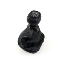 Load image into Gallery viewer, Mercedes-Benz W203 C Class Gearshift Knob &amp; Leather Boot 6 Speed Avantgarde Black Dotted