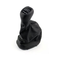 Load image into Gallery viewer, Mercedes-Benz W203 C Class Gearshift Knob &amp; Leather Boot 6 Speed Avantgarde Black Dotted