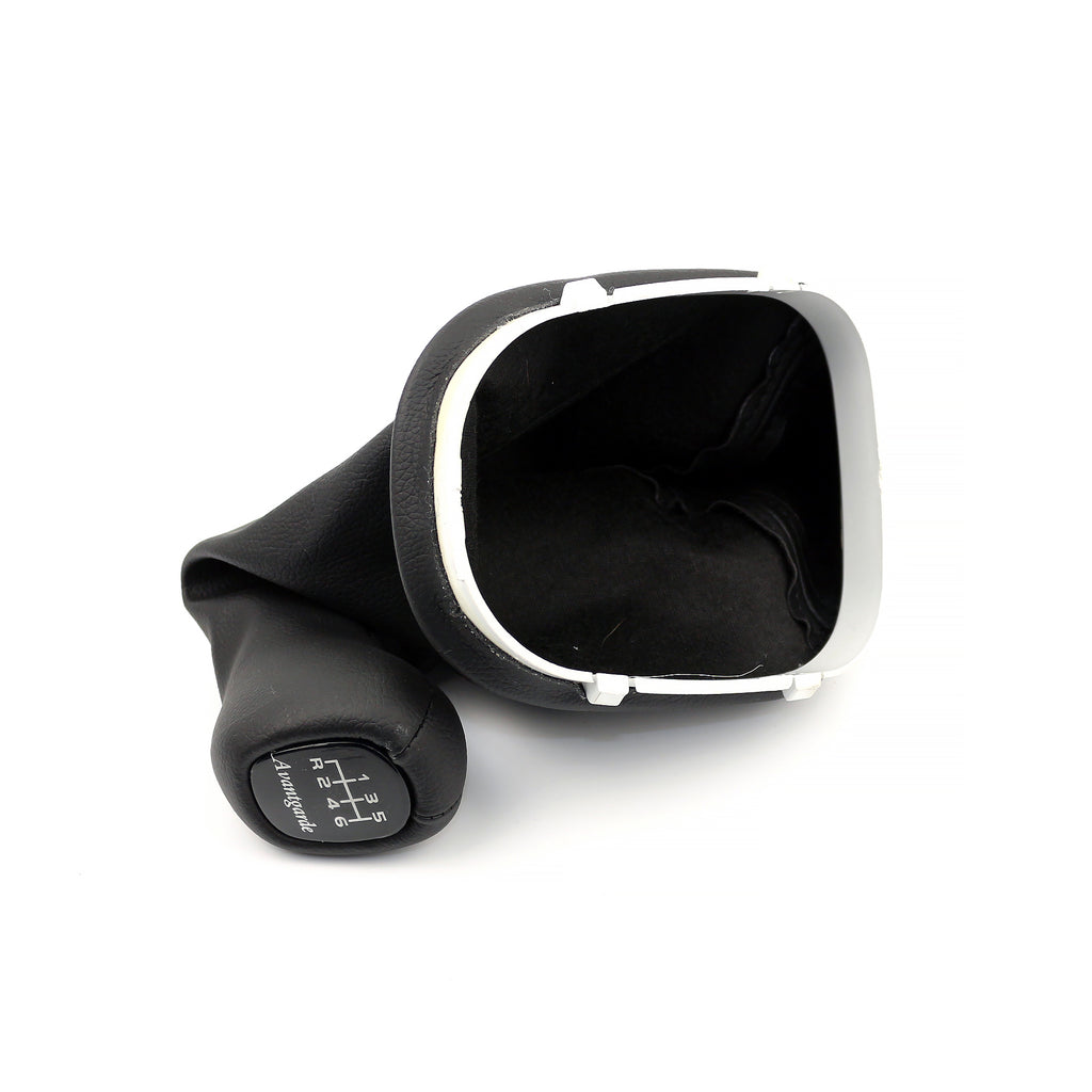Mercedes-Benz W203 C Class Gearshift Knob & Leather Boot 6 Speed Avantgarde Black