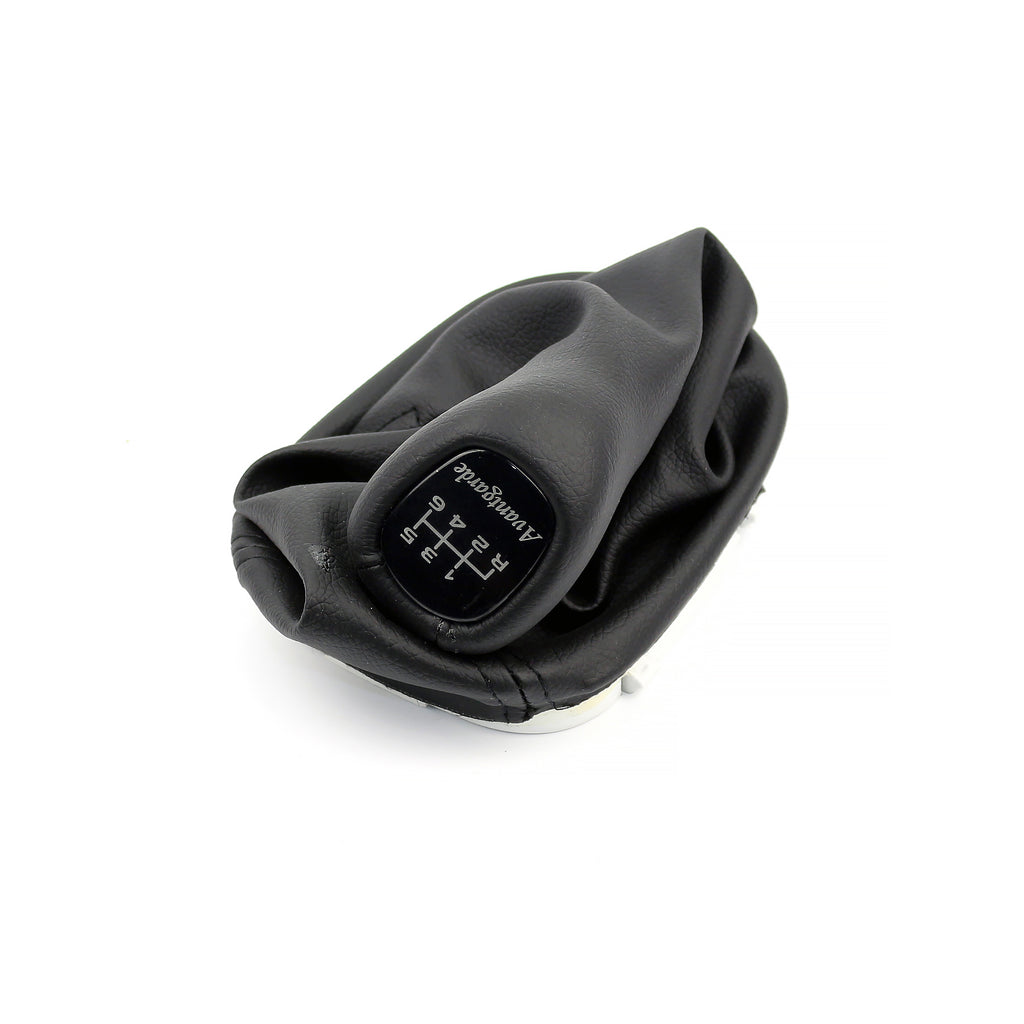 Mercedes-Benz W203 C Class Gearshift Knob & Leather Boot 6 Speed Avantgarde Black