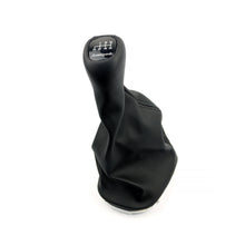 Load image into Gallery viewer, Mercedes-Benz W203 C Class Gearshift Knob &amp; Leather Boot 6 Speed Avantgarde Black