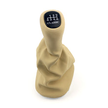 Load image into Gallery viewer, Mercedes-Benz W203 C Class Gearshift Knob &amp; Leather Boot 6 Speed Classic Beige