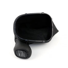 Load image into Gallery viewer, Mercedes-Benz W203 C Class Gearshift Knob &amp; Leather Boot 6 Speed Classic Black Dotted