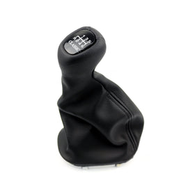 Mercedes-Benz W203 C Class Gearshift Knob & Leather Boot 6 Speed Classic Black