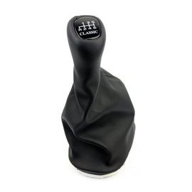 Mercedes-Benz W203 C Class Gearshift Knob & Leather Boot 6 Speed Classic Black