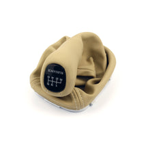 Load image into Gallery viewer, Mercedes-Benz W203 C Class Gearshift Knob &amp; Leather Boot 6 Speed Elegance Beige