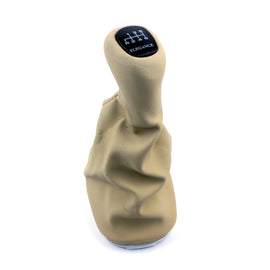 Mercedes-Benz W203 C Class Gearshift Knob & Leather Boot 6 Speed Elegance Beige
