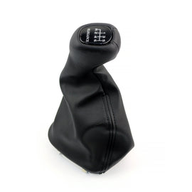 Mercedes-Benz W203 C Class Gearshift Knob & Leather Boot 6 Speed Elegance Black