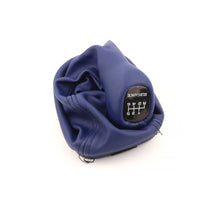 Load image into Gallery viewer, Mercedes-Benz W203 C Class Gearshift Knob &amp; Leather Boot 6 Speed Elegance Blue