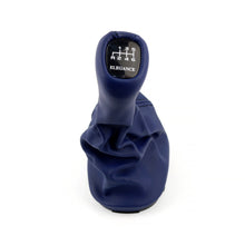 Load image into Gallery viewer, Mercedes-Benz W203 C Class Gearshift Knob &amp; Leather Boot 6 Speed Elegance Blue