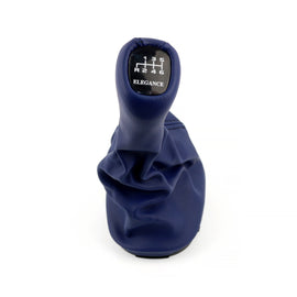Mercedes-Benz W203 C Class Gearshift Knob & Leather Boot 6 Speed Elegance Blue